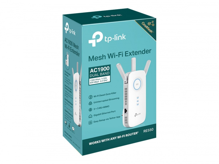 TP-LINK RE550 WiFi Range Extender Ekstern