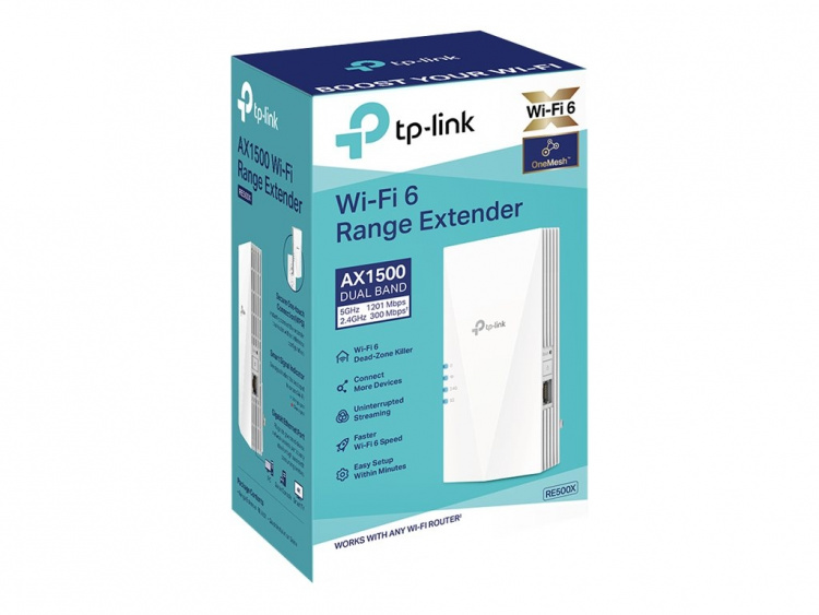 TP-LINK RE500X V1 WiFi Range Extender Ekstern
