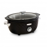 Fritel Family Slow Cooker 3,3 liter Svart/krom Fritel Family Slow Cooker 3,3 liter Svart/krom