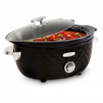 Fritel Family Slow Cooker 3,3 liter Svart/krom Fritel Family Slow Cooker 3,3 liter Svart/krom