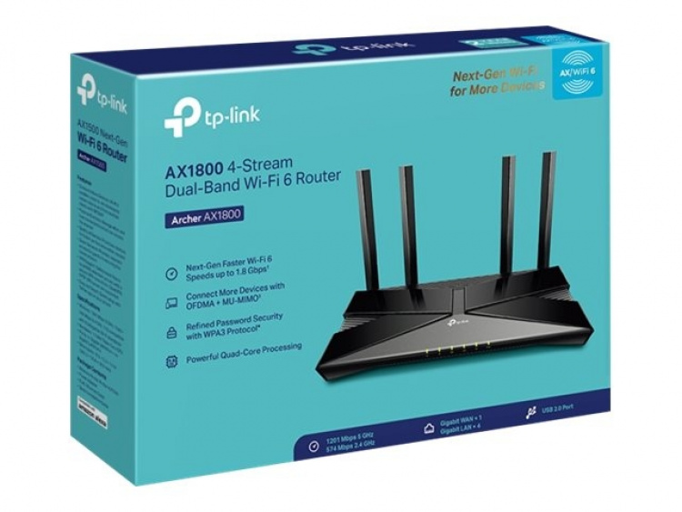 TP-LINK Archer AX1800 Wireless Router Desktop TP-LINK Archer AX1800 Wireless Router Desktop