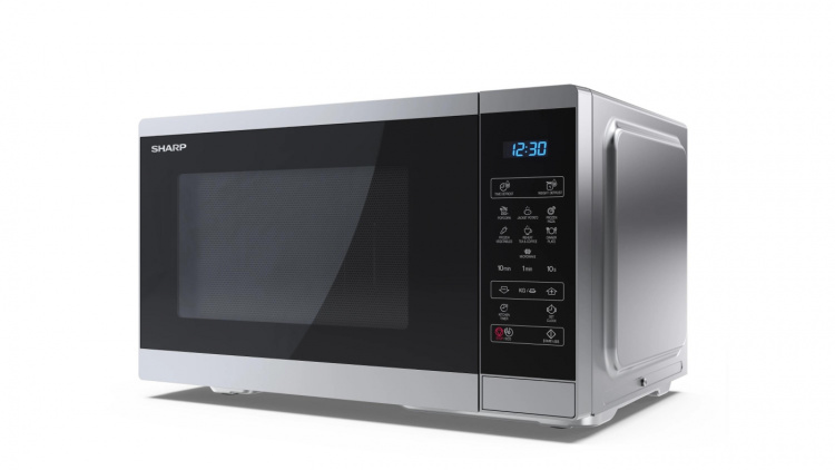 Sharp Sharp Mikrobangu krosnele Mikrobølgeovn YC-MS252AE-S Frittstående 25 L 900 W Sidabrinis