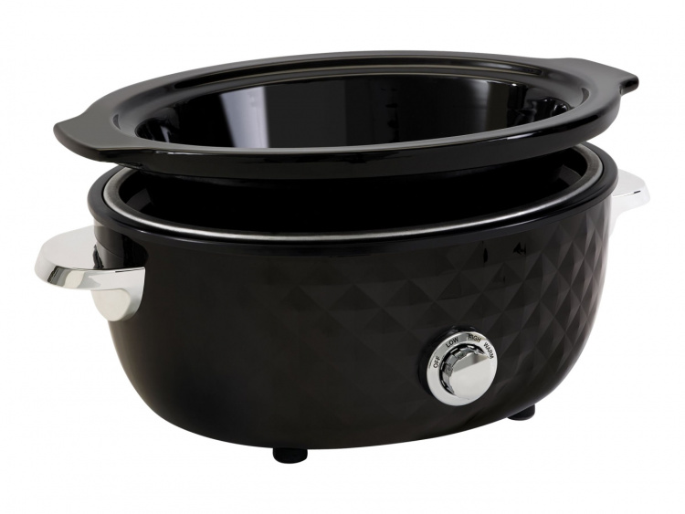 Fritel Family Slow cooker 5,5 liter Svart/krom Fritel Family Slow cooker 5,5 liter Svart/krom