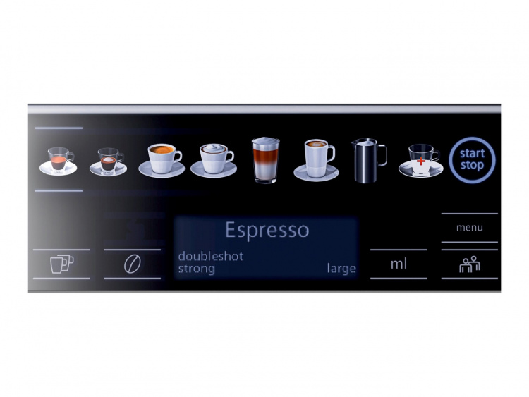 Siemens EQ.6 plus s100 TE651319RW Automatisk kaffemaskin Svart