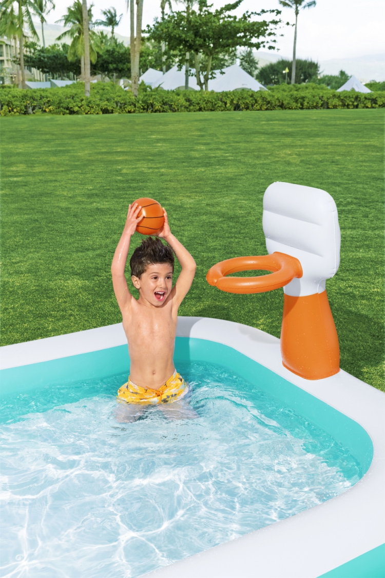 Bestway Dunk n Splash familiebasseng 251 x 168 x 102 cm
