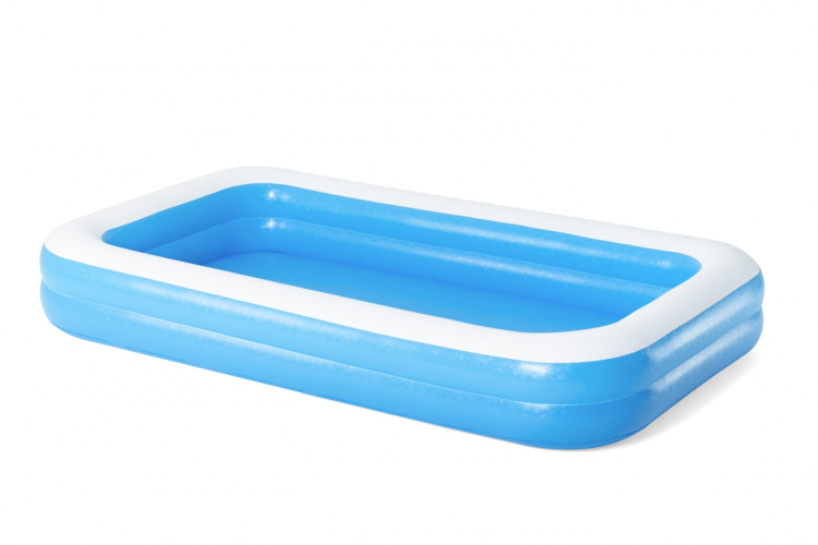 Bestway Family Pool Blue Rektangulær 305 x 183 x 46 cm Bestway Family Pool Blue Rektangulær 305 x 183 x 46 cm
