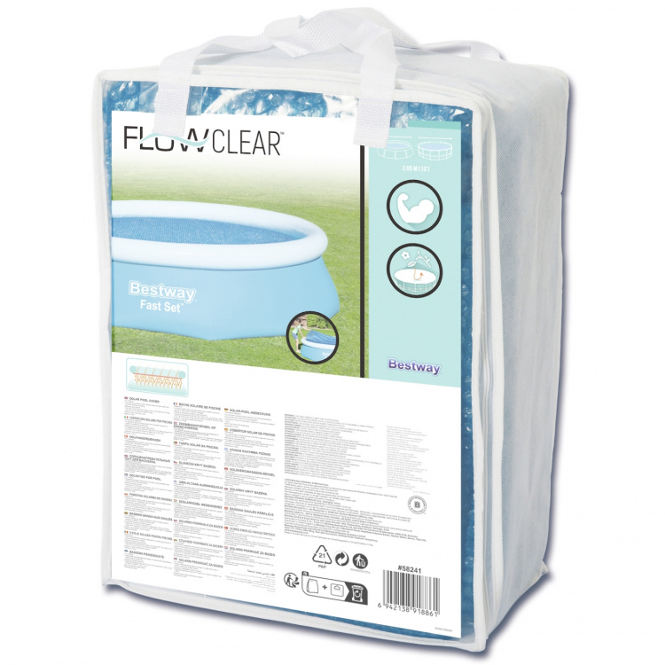 Bestway Flowclear solcelleovertrekk 3,05 m