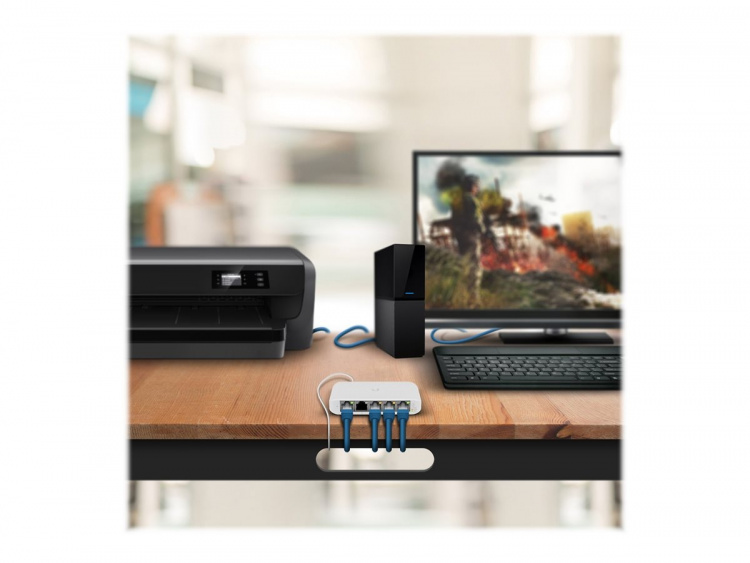 Ubiquiti UniFi Switch USW Flex Mini Switch 5-porter Gigabit PoE+