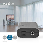 Nedis Digital Audio Converter | 2-veis | Inngang for lyd-/video-/datatilkoblinger: 1x S/PDIF (RCA) Female / 1x Toslink Female | Utgang for lyd-/video-/datatilkoblinger: 1x S/PDIF (RCA) Female / 1x TosLink Female | Manuell | Sort Nedis Digital Audio Converter | 2-veis | Inngang for lyd-/video-/datatilkoblinger: 1x S/PDIF (RCA) Female / 1x Toslink Female | Utgang for lyd-/video-/datatilkoblinger: 1x S/PDIF (RCA) Female / 1x TosLink Female | Manuell | Sort