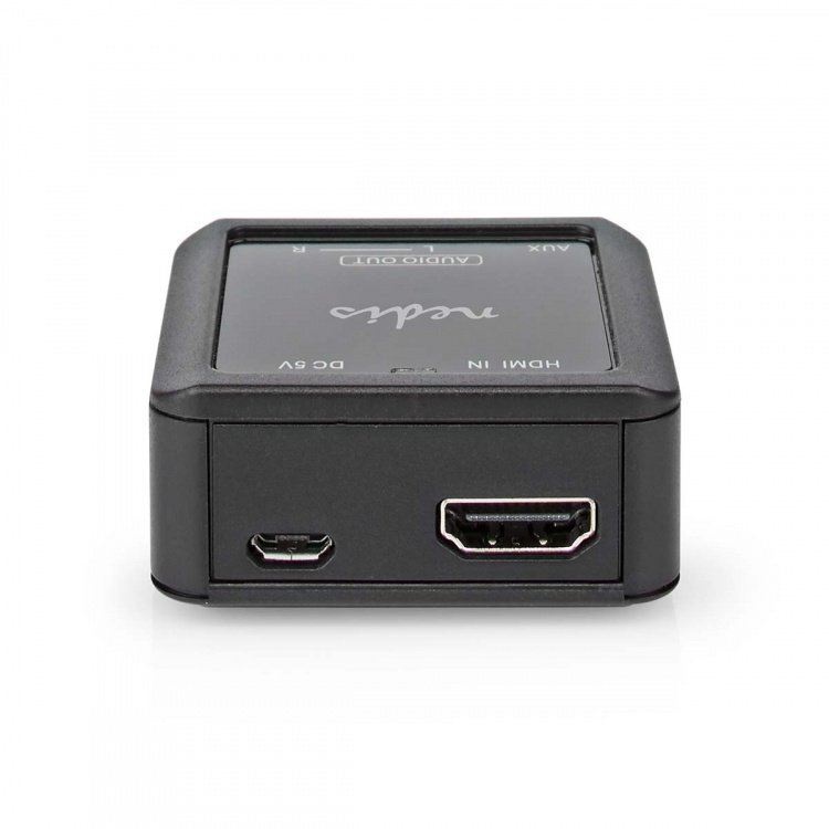Nedis Digital Audio Converter | 1-veis | Inngang for lyd-/video-/datatilkoblinger: HDMI™ Input | Utgang for lyd-/video-/datatilkoblinger: 1x 3.5 mm / 2x (2x RCA Female) | Automatisk | Antrasitt