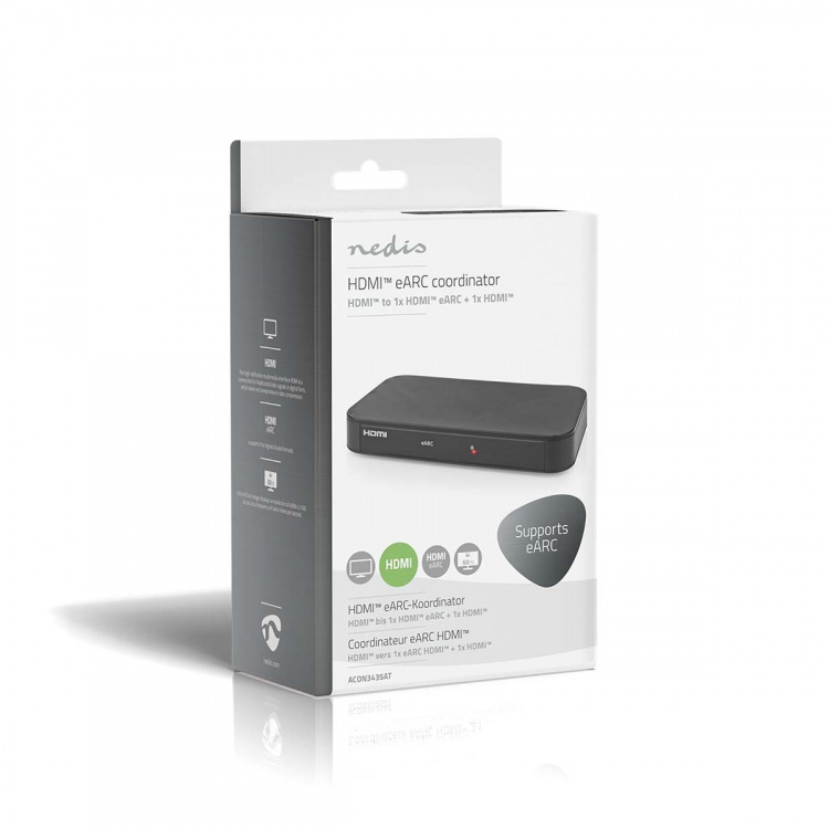 Nedis Digital Audio Converter | 2-veis | Inngang for lyd-/video-/datatilkoblinger: DC Power / 1x HDMI™ Input | Utgang for lyd-/video-/datatilkoblinger: 2x HDMI™ Output | Automatisk | Antrasitt Nedis Digital Audio Converter | 2-veis | Inngang for lyd-/video-/datatilkoblinger: DC Power / 1x HDMI™ Input | Utgang for lyd-/video-/datatilkoblinger: 2x HDMI™ Output | Automatisk | Antrasitt