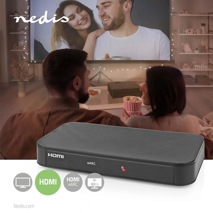 Nedis Digital Audio Converter | 2-veis | Inngang for lyd-/video-/datatilkoblinger: DC Power / 1x HDMI™ Input | Utgang for lyd-/video-/datatilkoblinger: 2x HDMI™ Output | Automatisk | Antrasitt Nedis Digital Audio Converter | 2-veis | Inngang for lyd-/video-/datatilkoblinger: DC Power / 1x HDMI™ Input | Utgang for lyd-/video-/datatilkoblinger: 2x HDMI™ Output | Automatisk | Antrasitt