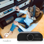 Nedis Analog Audio Switch | 4-Port port(s) | Inngang for lyd-/video-/datatilkoblinger: 1x 3.5 mm Audio Input / 3x (2x RCA Female) | Utgang for lyd-/video-/datatilkoblinger: 1x (2x RCA Female) | Manuell | Metall | Antrasitt Nedis Analog Audio Switch | 4-Port port(s) | Inngang for lyd-/video-/datatilkoblinger: 1x 3.5 mm Audio Input / 3x (2x RCA Female) | Utgang for lyd-/video-/datatilkoblinger: 1x (2x RCA Female) | Manuell | Metall | Antrasitt
