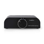 Nedis Analog Audio Switch | 4-Port port(s) | Inngang for lyd-/video-/datatilkoblinger: 1x 3.5 mm Audio Input / 3x (2x RCA Female) | Utgang for lyd-/video-/datatilkoblinger: 1x (2x RCA Female) | Manuell | Metall | Antrasitt Nedis Analog Audio Switch | 4-Port port(s) | Inngang for lyd-/video-/datatilkoblinger: 1x 3.5 mm Audio Input / 3x (2x RCA Female) | Utgang for lyd-/video-/datatilkoblinger: 1x (2x RCA Female) | Manuell | Metall | Antrasitt