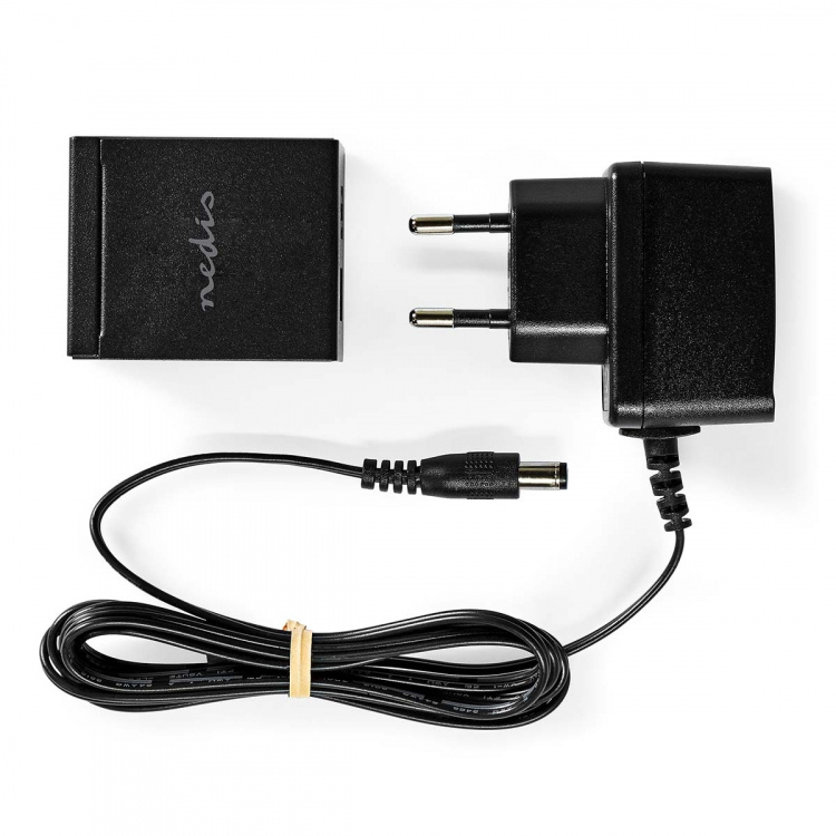 Nedis Digital Audio Switch | 2-veis | Inngang for lyd-/video-/datatilkoblinger: DC Power / 2x TosLink | Utgang for lyd-/video-/datatilkoblinger: TosLink Female | Bryter / Manuell | Metall | Sort Nedis Digital Audio Switch | 2-veis | Inngang for lyd-/video-/datatilkoblinger: DC Power / 2x TosLink | Utgang for lyd-/video-/datatilkoblinger: TosLink Female | Bryter / Manuell | Metall | Sort