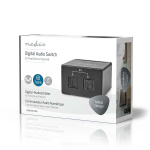 Nedis Digital Audio Switch | 2-veis | Inngang for lyd-/video-/datatilkoblinger: DC Power / 2x TosLink | Utgang for lyd-/video-/datatilkoblinger: TosLink Female | Bryter / Manuell | Metall | Sort Nedis Digital Audio Switch | 2-veis | Inngang for lyd-/video-/datatilkoblinger: DC Power / 2x TosLink | Utgang for lyd-/video-/datatilkoblinger: TosLink Female | Bryter / Manuell | Metall | Sort