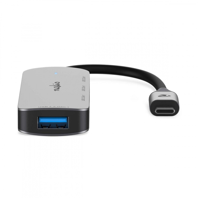 Nedis USB-hub | 1x USB-C™ | 4x USB A Female | 4-Port port(s) | USB 3.2 Gen 1 | USB-Strøm | 5 Gbps Nedis USB-hub | 1x USB-C™ | 4x USB A Female | 4-Port port(s) | USB 3.2 Gen 1 | USB-Strøm | 5 Gbps
