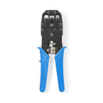 Nedis Crimp pliers | CAT5 / CAT5e / CAT6 / CAT6a / RJ10 / RJ11 | Cutting / Plier / Stripping | ABS / Stål | Blå Nedis Crimp pliers | CAT5 / CAT5e / CAT6 / CAT6a / RJ10 / RJ11 | Cutting / Plier / Stripping | ABS / Stål | Blå