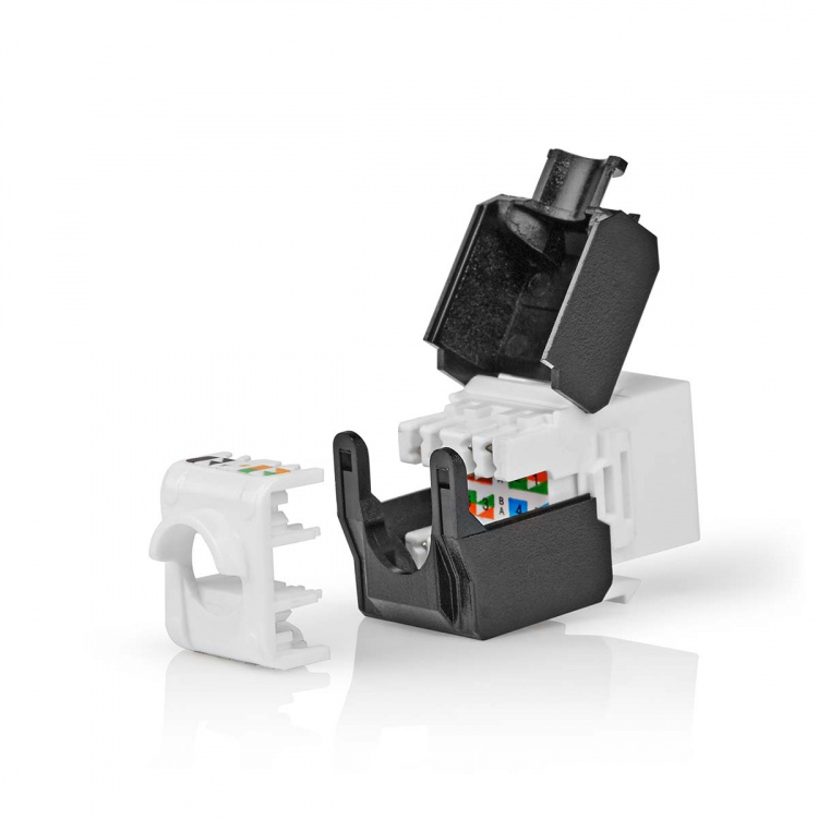 Nedis Keystone | CAT6a | RJ45 Hun | U/UTP | ABS | Boks