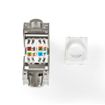 Nedis Keystone | CAT7 | RJ45 Hun | S/FTP | Metall | Boks