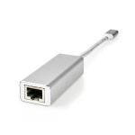 Nedis USB-nettverkskort | USB 3.2 Gen 1 | 1 Gbps | USB-C™ Hann | RJ45 Hun | 0.20 m | Rund | Gull belagt | Fortinnet Kobber | Sølv | Deksel Vindusboks Nedis USB-nettverkskort | USB 3.2 Gen 1 | 1 Gbps | USB-C™ Hann | RJ45 Hun | 0.20 m | Rund | Gull belagt | Fortinnet Kobber | Sølv | Deksel Vindusboks