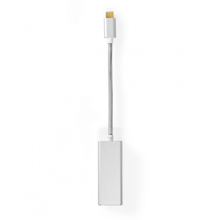 Nedis USB-nettverkskort | USB 3.2 Gen 1 | 1 Gbps | USB-C™ Hann | RJ45 Hun | 0.20 m | Rund | Gull belagt | Fortinnet Kobber | Sølv | Deksel Vindusboks Nedis USB-nettverkskort | USB 3.2 Gen 1 | 1 Gbps | USB-C™ Hann | RJ45 Hun | 0.20 m | Rund | Gull belagt | Fortinnet Kobber | Sølv | Deksel Vindusboks
