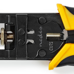 Nedis Installasjonsverktøy for Antennekabel | Crimp Plier Tool | Gul / Sort | ABS / Stål