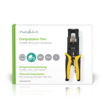 Nedis Installasjonsverktøy for Antennekabel | Crimp Plier Tool | Gul / Sort | ABS / Stål