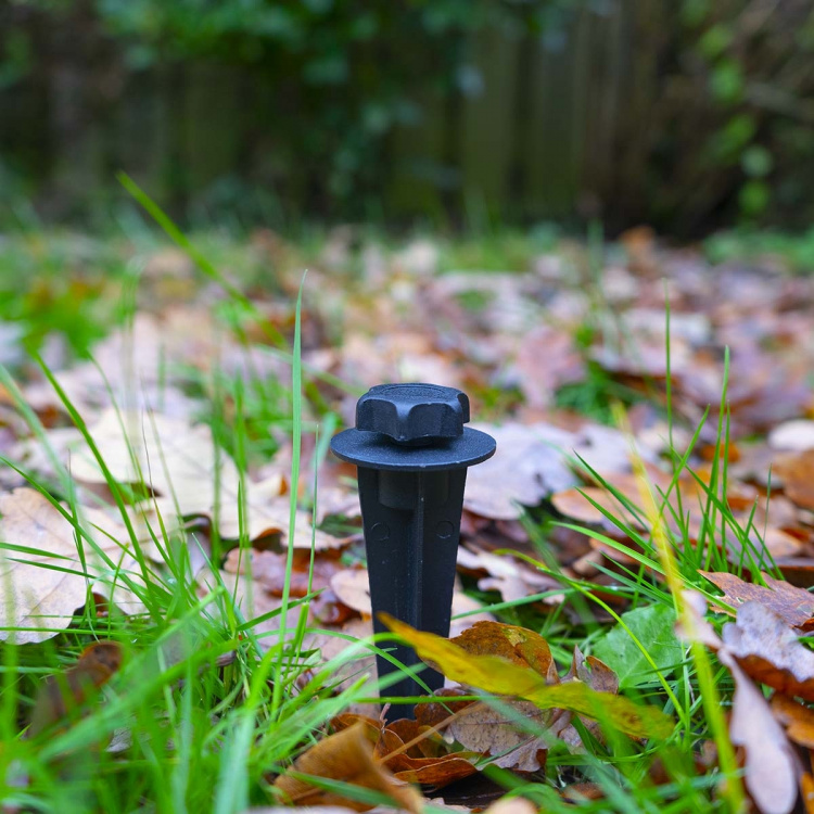 Nedis Jordspyd | 2 stk. | Aluminium | Sort Nedis Jordspyd | 2 stk. | Aluminium | Sort