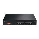 Edimax Lang rekkevidde 8-porters Gigabit PoE+ Switch med DIP Switch