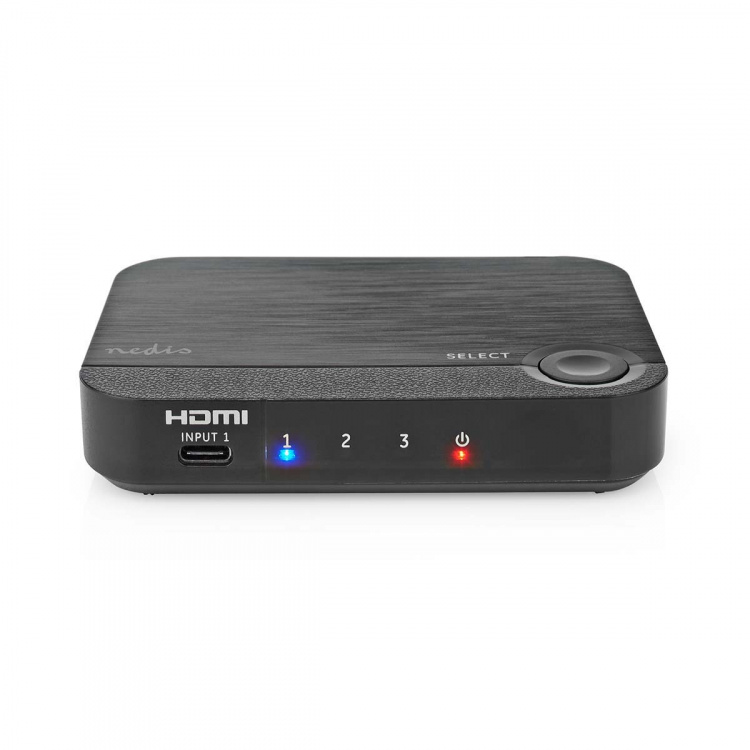 Nedis HDMI ™ Converter | 1x USB-C™ / 2x HDMI™ Input | 1x HDMI™ Output | 1-veis | 4K@60Hz | 18 Gbps | ABS | Antrasitt Nedis HDMI ™ Converter | 1x USB-C™ / 2x HDMI™ Input | 1x HDMI™ Output | 1-veis | 4K@60Hz | 18 Gbps | ABS | Antrasitt