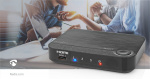 Nedis HDMI ™ Converter | 1x USB-C™ / 2x HDMI™ Input | 1x HDMI™ Output | 1-veis | 4K@60Hz | 18 Gbps | ABS | Antrasitt Nedis HDMI ™ Converter | 1x USB-C™ / 2x HDMI™ Input | 1x HDMI™ Output | 1-veis | 4K@60Hz | 18 Gbps | ABS | Antrasitt