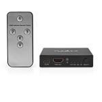 Nedis HDMI ™ Switch | 3-Port port(s) | 3x HDMI™ Input | 1x HDMI™ Output | 8K@60Hz | 45 Gbps | Fjernstyrtkontrolert | Aluminium | Antrasitt Nedis HDMI ™ Switch | 3-Port port(s) | 3x HDMI™ Input | 1x HDMI™ Output | 8K@60Hz | 45 Gbps | Fjernstyrtkontrolert | Aluminium | Antrasitt