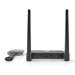 Nedis Trådløs HDMI ™ Transmitter | Wi-Fi | 2400-5000 MHz | 30,0 m (siktlinje) | Maksimum oppløsning: Full HD 1080p | 1.65 Gbps | ABS | Grå Nedis Trådløs HDMI ™ Transmitter | Wi-Fi | 2400-5000 MHz | 30,0 m (siktlinje) | Maksimum oppløsning: Full HD 1080p | 1.65 Gbps | ABS | Grå