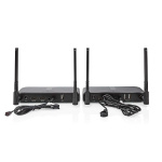 Nedis Trådløs HDMI ™ Transmitter | Wi-Fi | 5.15 - 5.85 MHz | 100,0 m (siktlinje) | Maksimum oppløsning: Full HD 1080p | 6.75 Gbps | IR tilbake funksjon | ABS | Antrasitt