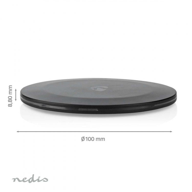 Nedis Trådløs lader | 5 / 7.5 / 10 / 15 W | 2 A | LED indikator brukes | Inkludert kabel | USB Type-A | 1.00 m Nedis Trådløs lader | 5 / 7.5 / 10 / 15 W | 2 A | LED indikator brukes | Inkludert kabel | USB Type-A | 1.00 m