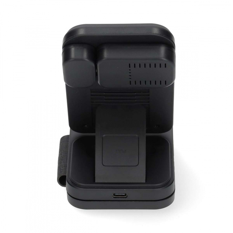 Nedis Trådløs lader | 3-i-1 | 15 W | LED indikator brukes | Inkludert kabel | USB-A / USB-C™ | 1.00 m