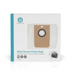Nedis Støvsugepose- | 5 stk. | Syntetisk | Mest solgt for: Nedis® WIFIVCL002CBK | Hvit