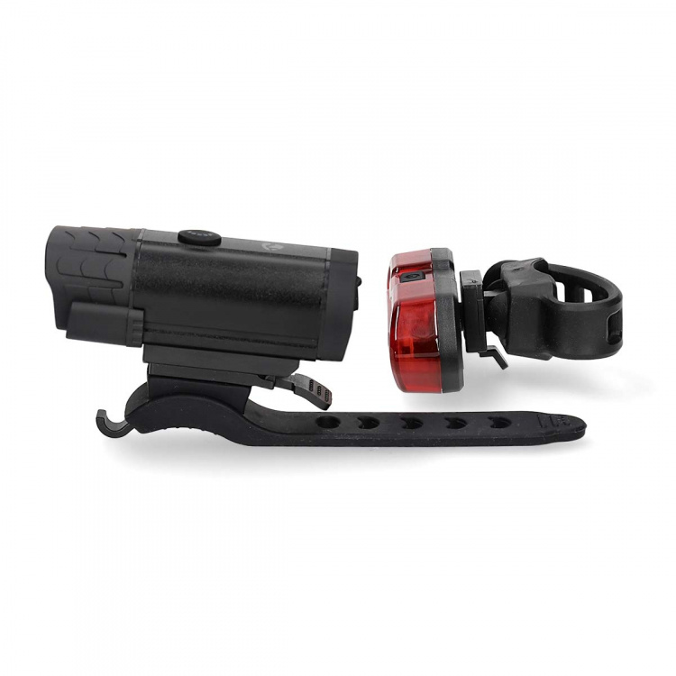 Nedis Sykkel Lys | Batteri drevet | 5 V DC | 3 W | batterier følger med | Oppladningsbar | 400 lm | 4.5 lm | 100 m | 110 ° Nedis Sykkel Lys | Batteri drevet | 5 V DC | 3 W | batterier følger med | Oppladningsbar | 400 lm | 4.5 lm | 100 m | 110 °