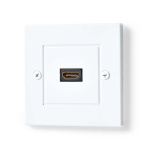 Nedis HDMI™ Veggboks | 1x HDMI™ Female | 4K@60Hz | HDMI™ Output | Sort | 18 Gbps | Gull belagt | Boks