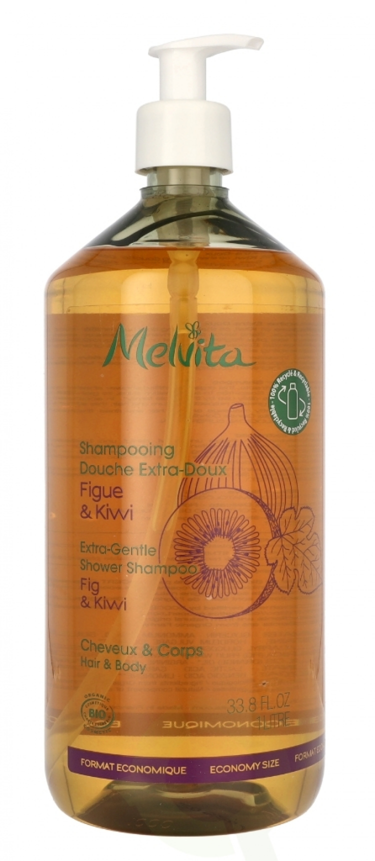 Melvita Extra-Gentle Shower Shampoo 1000 ml