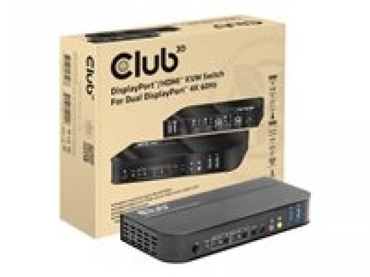 Club 3D CSV-7210 KVM/lydbryter Skrivebord