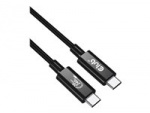 Club 3D USB4 Gen2x2 USB Type-C-kabel 2 m svart Club 3D USB4 Gen2x2 USB Type-C-kabel 2 m svart