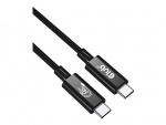 Club 3D USB4 Gen2x2 USB Type-C-kabel 2 m svart Club 3D USB4 Gen2x2 USB Type-C-kabel 2 m svart