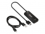Club 3D Videokabelpakke DisplayPort / HDMI / USB Svart Club 3D Videokabelpakke DisplayPort / HDMI / USB Svart