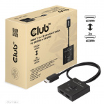 Club 3D HDMI 2-i-1 dobbeltrettet bryter for 8K60Hz eller 4K120Hz