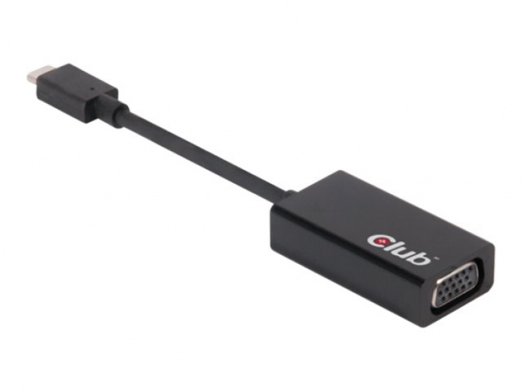 Club 3D USB 3.1 Type C til VGA aktiv Club 3D USB 3.1 Type C til VGA aktiv