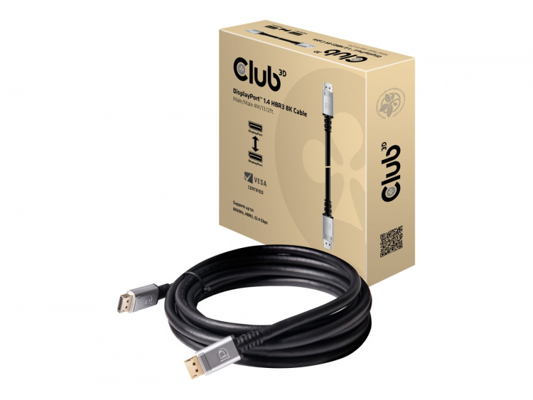 Club 3D 20-pinners DisplayPort hann -> 20-pinners DisplayPort hann 4 m Club 3D 20-pinners DisplayPort hann -> 20-pinners DisplayPort hann 4 m