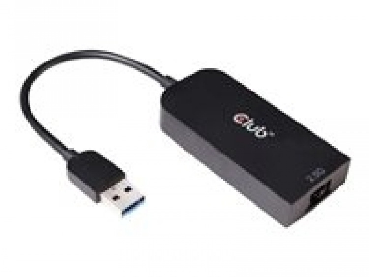 Club 3D nettverksadapter USB 3.2 Gen 1 2,5 Gbps-kabling
