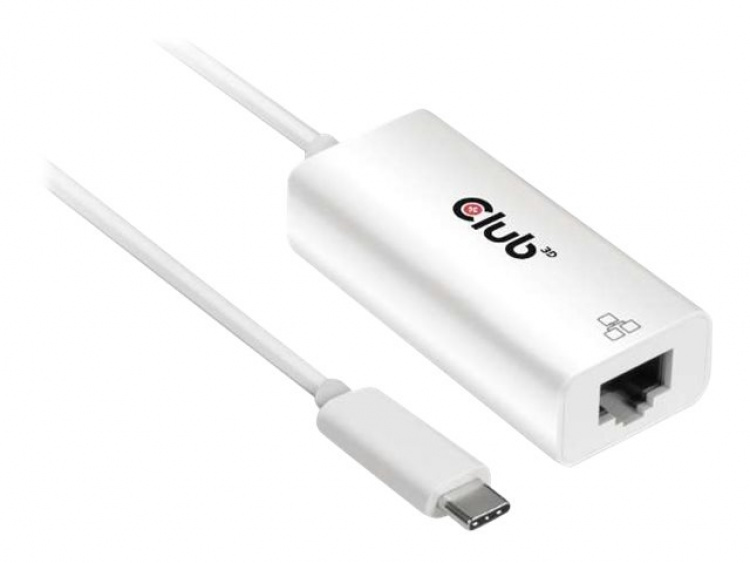 Club 3D nettverksadapter USB-C 3.2 Gen 1 1Gbps-kabling